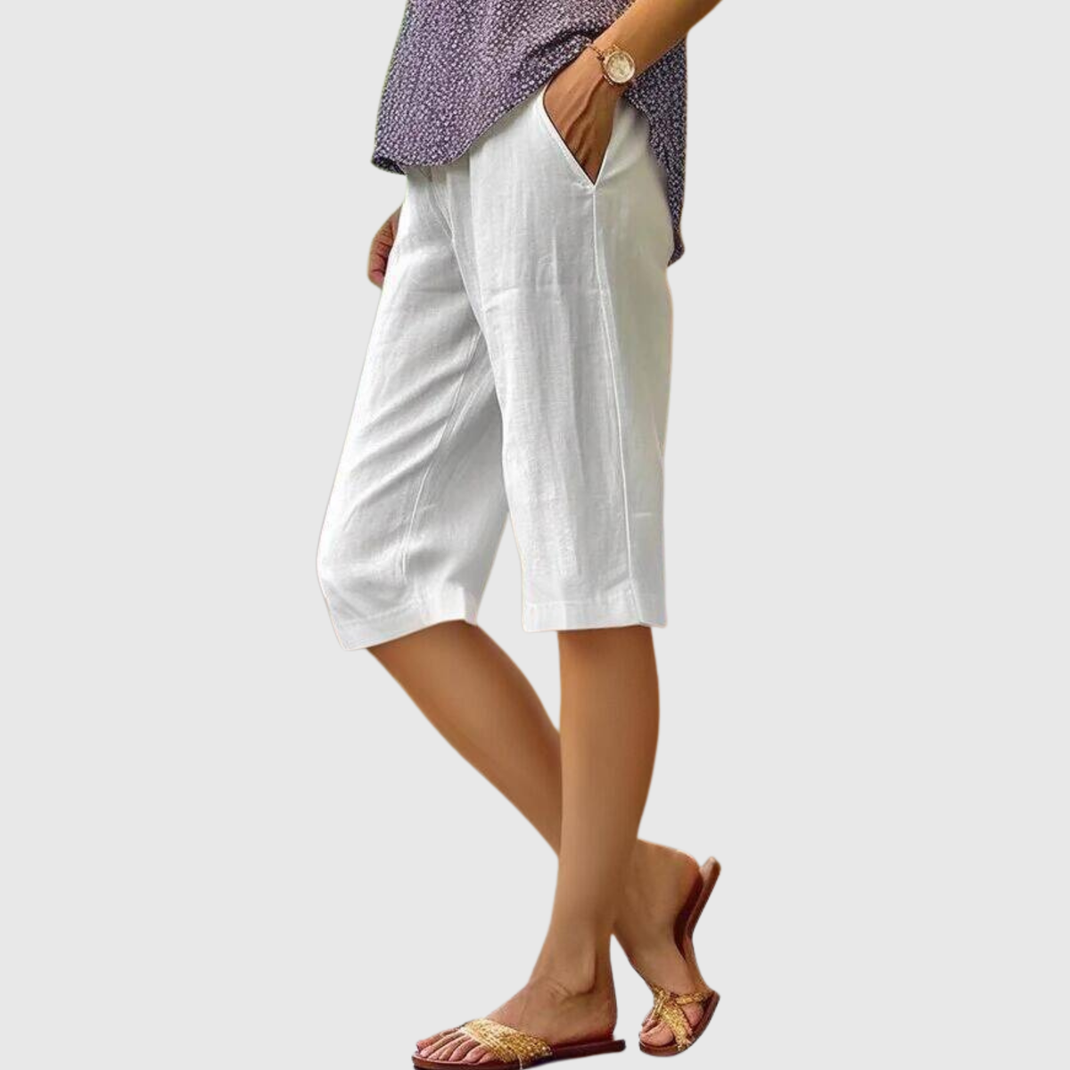 Dora Cropped Pocket Pants
