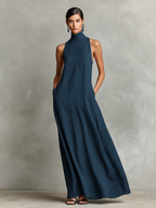 Nerina™ | Elegant Mono Turtleneck Dress 7