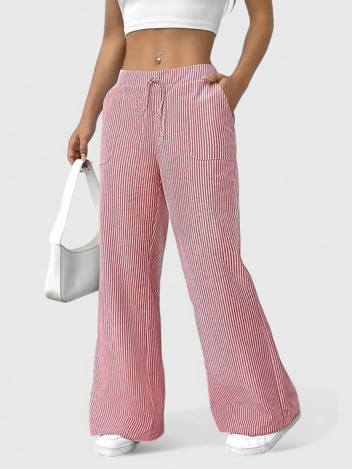 Drawstring Wide-Leg Jeans - View 7