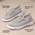 Annette Textured Lace-Up Sneakers - View 6