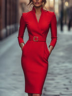 Naleya™ | Elegant Midi Dress 6