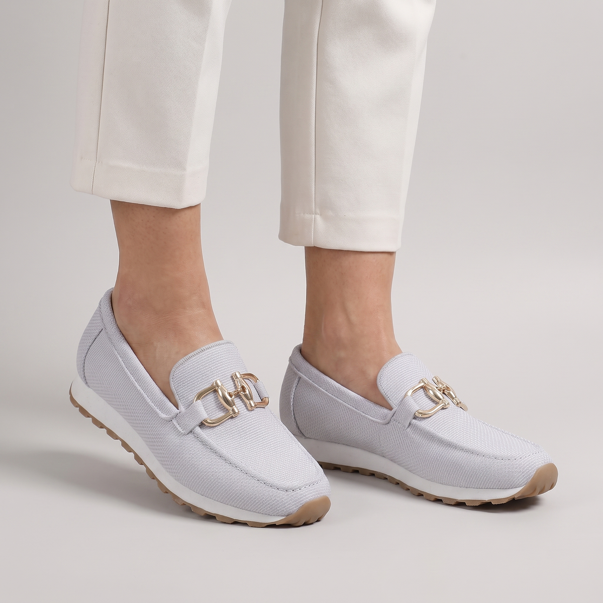 Evelyn Hardware-Detail Slip-On Shoes