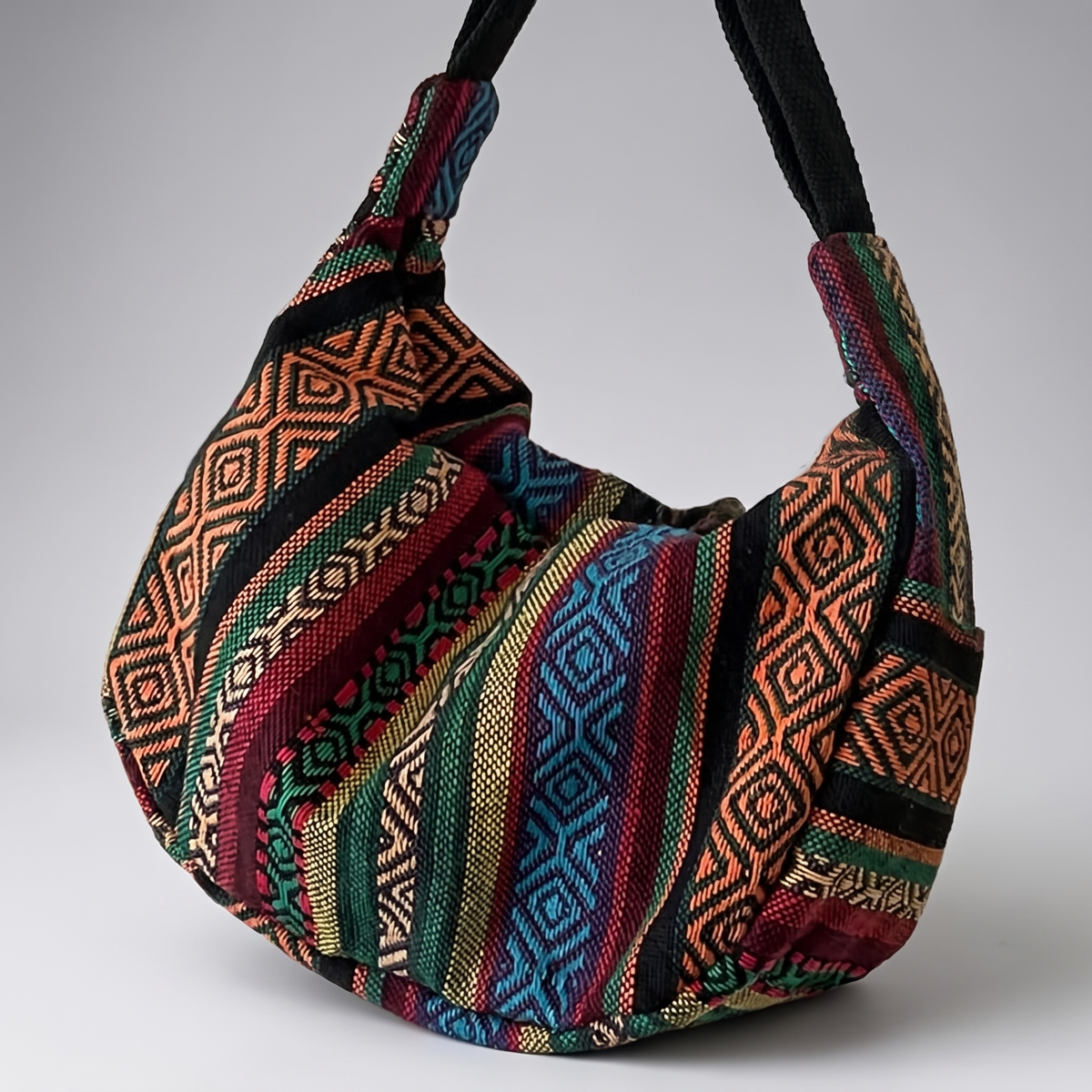 Bohemian Patterned Crossbody Bag - View 2