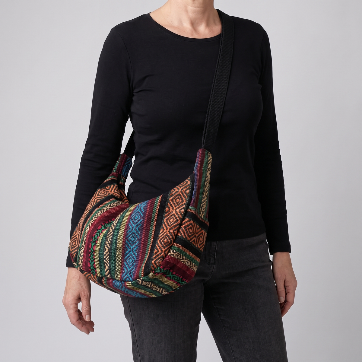Bohemian Patterned Crossbody Bag