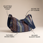 Bohemian Patterned Crossbody Bag - View 8