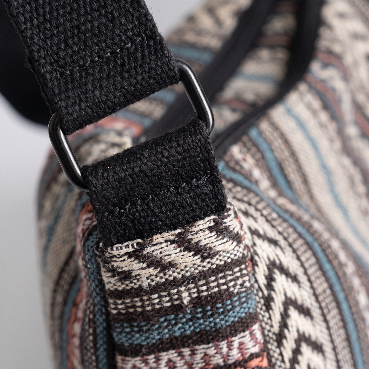 Bohemian Patterned Crossbody Bag - View 7