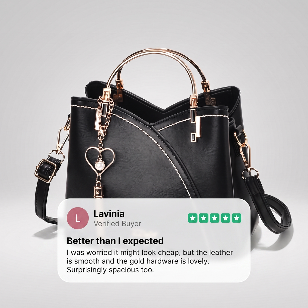Belle Structured Handbag - View 8