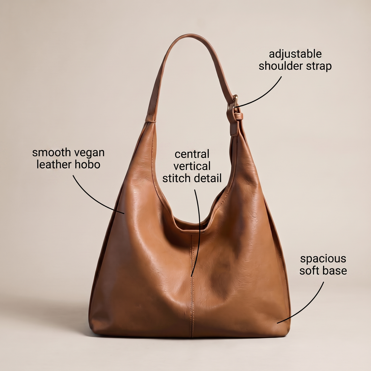 Verve Slouch Shoulder Bag - View 6