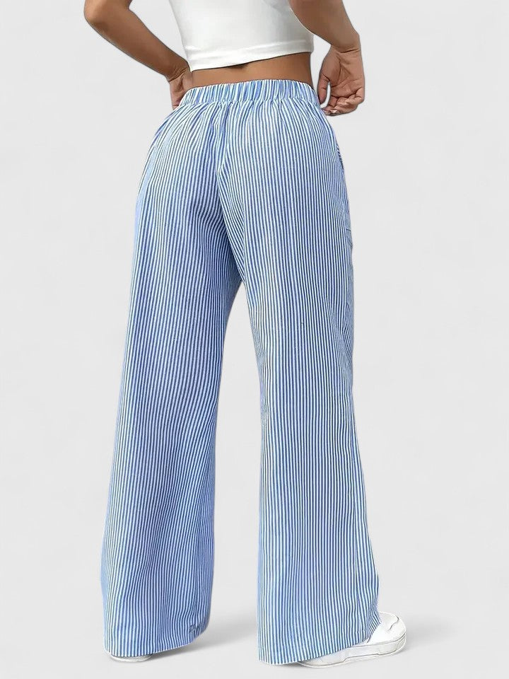 Drawstring Wide-Leg Jeans - View 8
