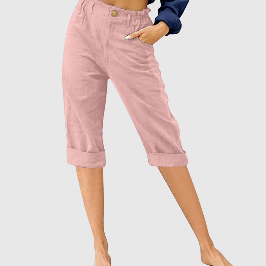 Jade Cuffed Capri Pants