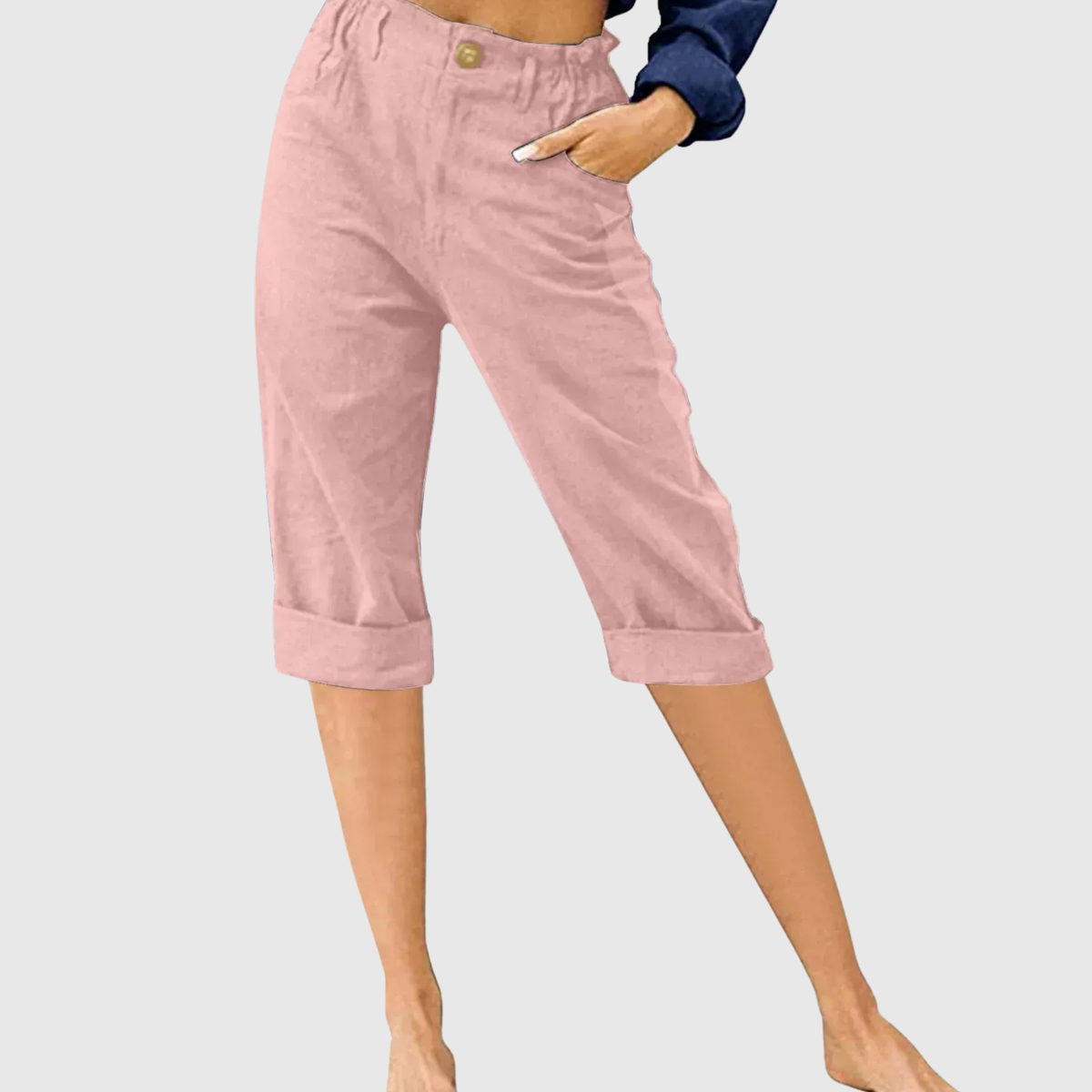 Jade Cuffed Capri Pants
