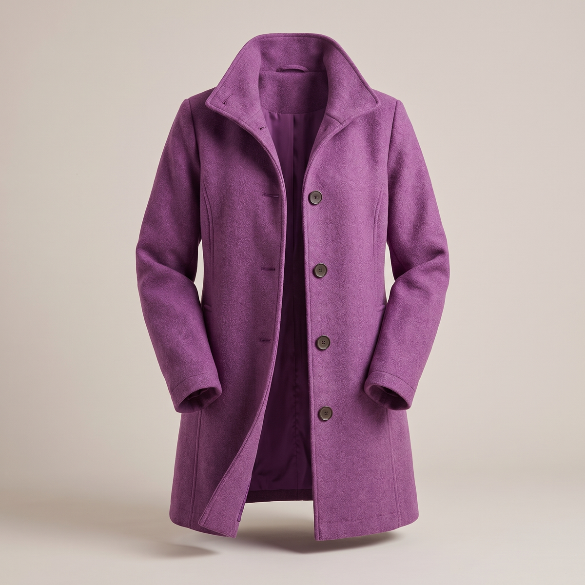 Serena Heritage Coat in purple