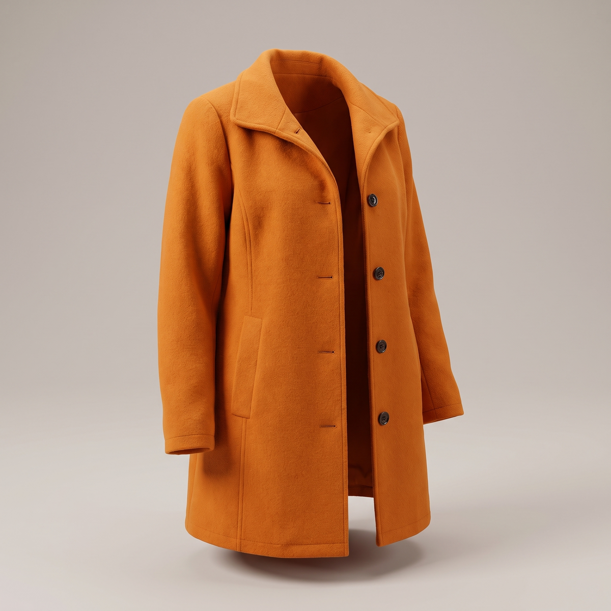 Serena Heritage Coat in orange