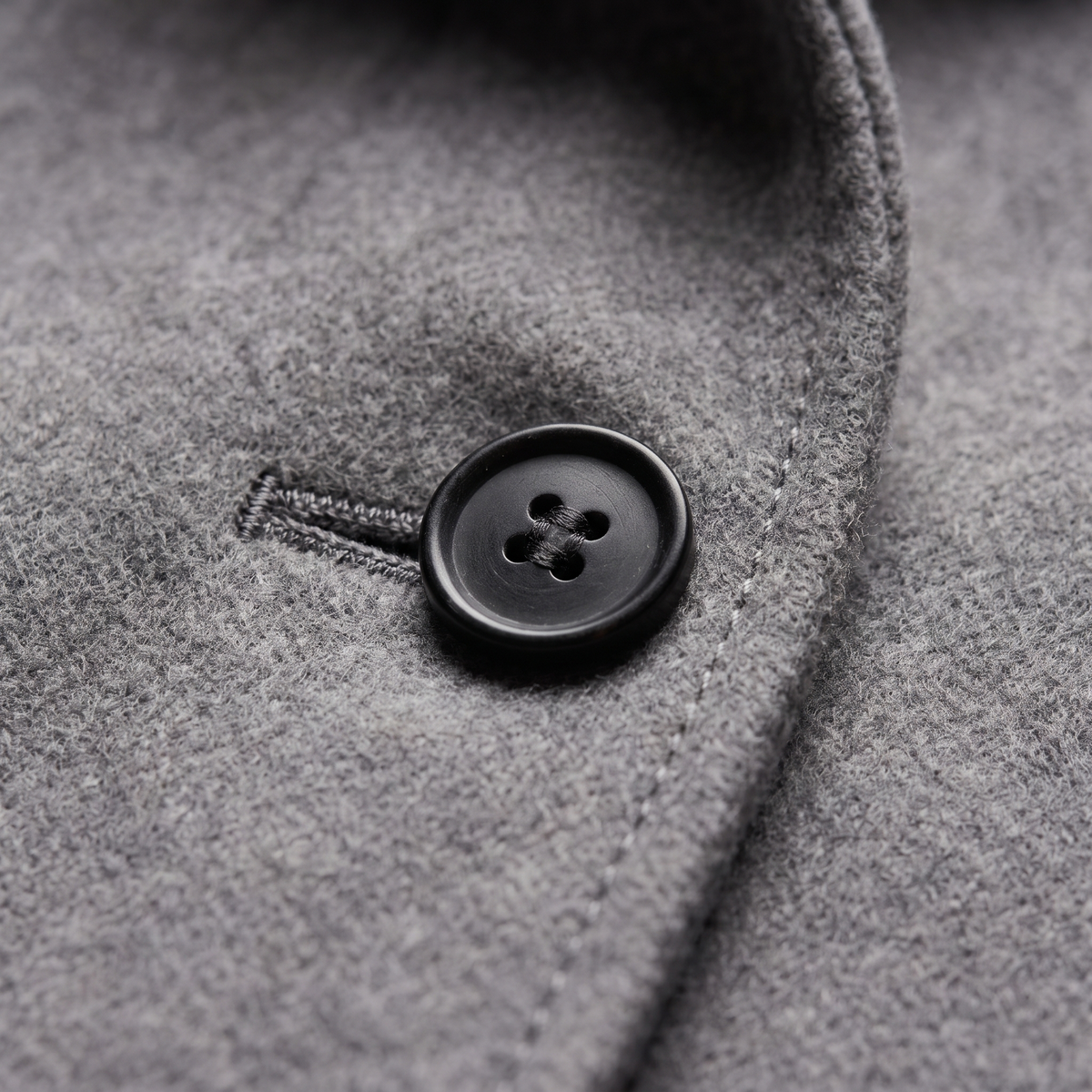 Serena Heritage Coat grey detail view