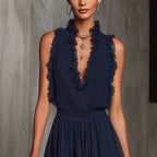 Novalie™ | Sleeveless V-Neck Ruffle Mini Dress 5