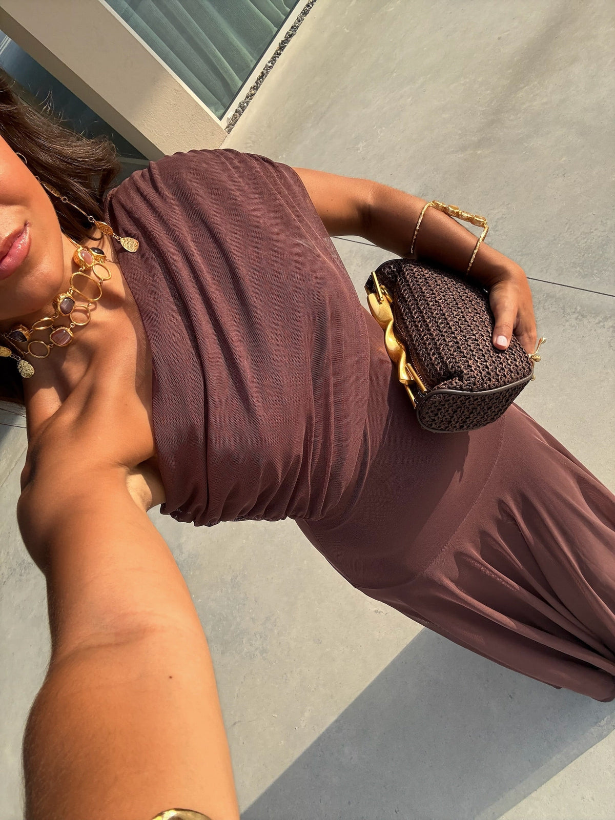 Toledo Linen Silk Blend Dress