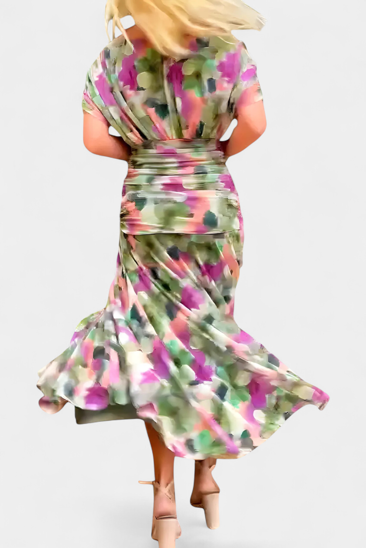 AMARRA - Long Floral Dress