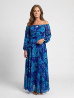 Aspen | Off Shoulder Floral Maxi Dress 1