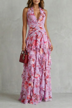 Belladina Floral Tiered Maxi Dress