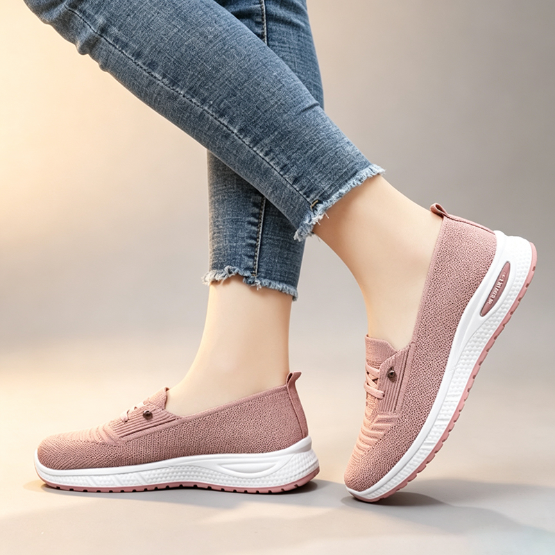 Knit Slip-On Walking Sneakers - View 5