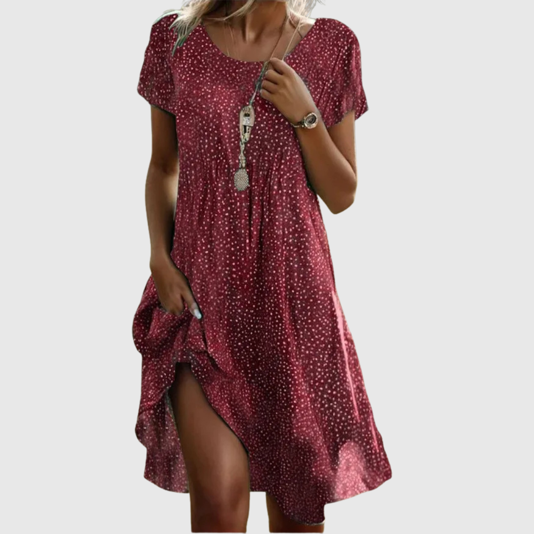 Tansy | Women's Summer Printed Midi Dress