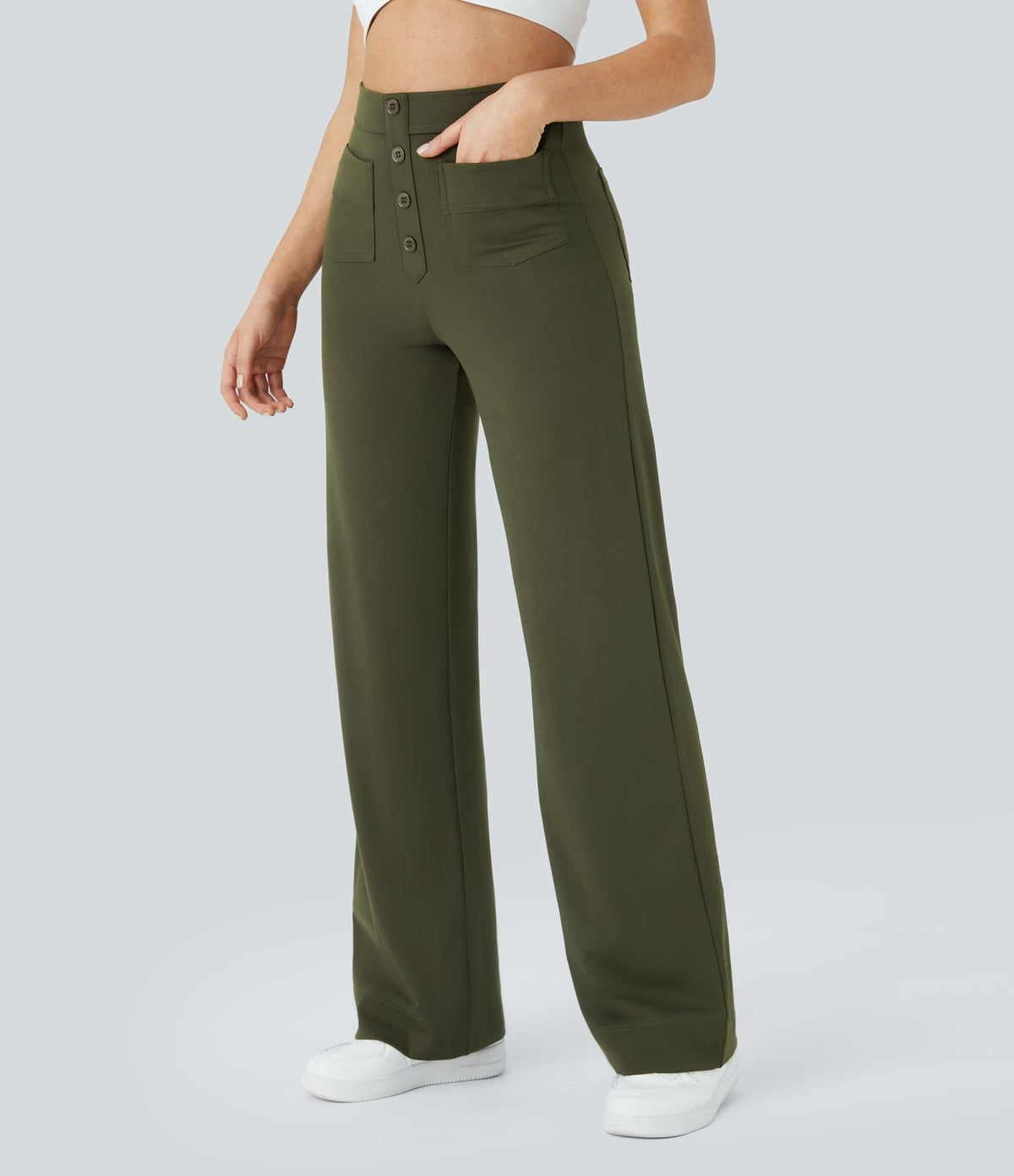 Relaxed Stretch Pants - View 23