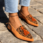 Marisa | Slingback Mules with Tassels 1