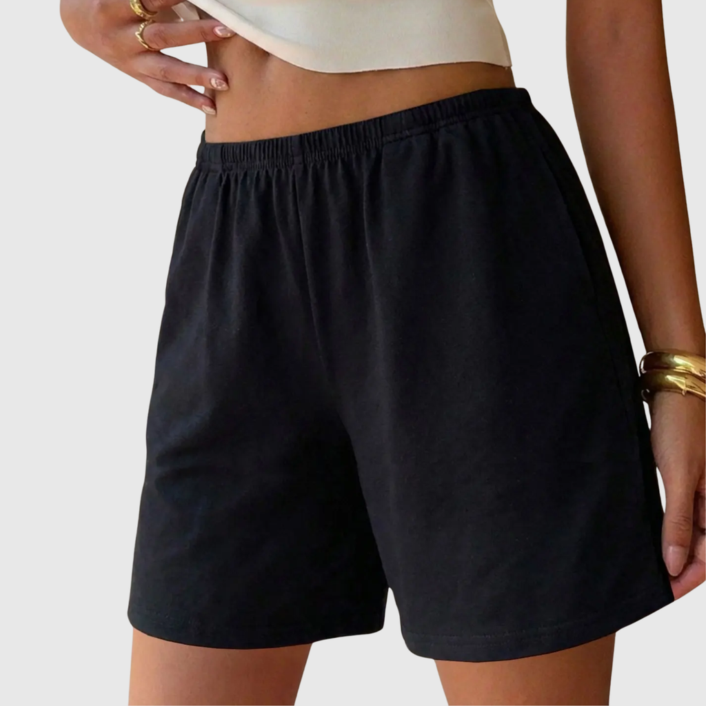 Mila Elastic-Waist Shorts