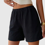 Mila Elastic-Waist Shorts