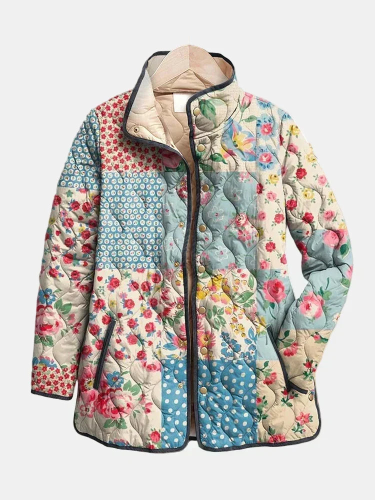 Liora | Charming Floral Quilted Jacket 1
