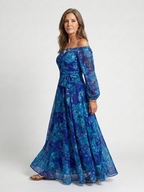 Aspen | Off Shoulder Floral Maxi Dress 2
