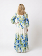 Harper | Long Sleeve Floral Button Front Maxi Dress 2