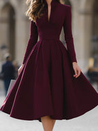 Jennifer | V-Neck Midi Dress 4