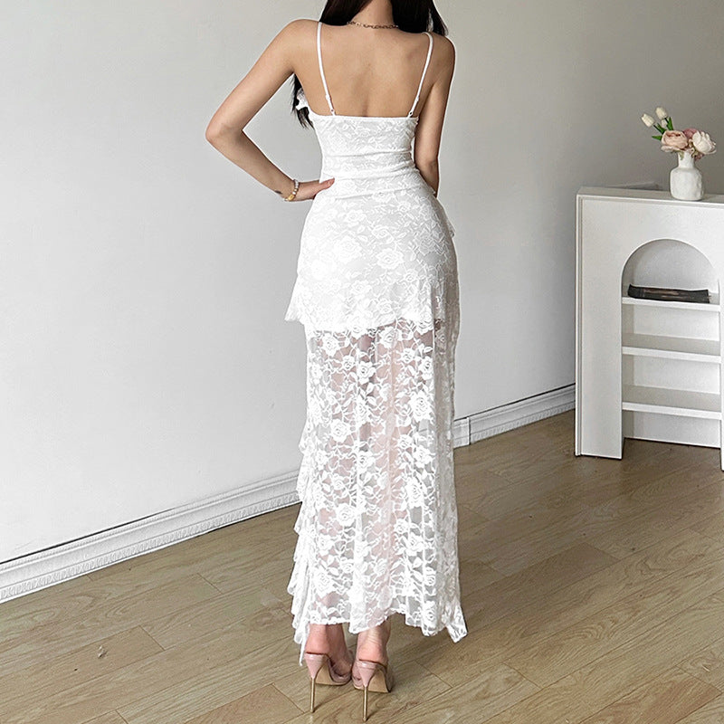 ISABEAU™ | Lace Ruffle High Waist Dress 3