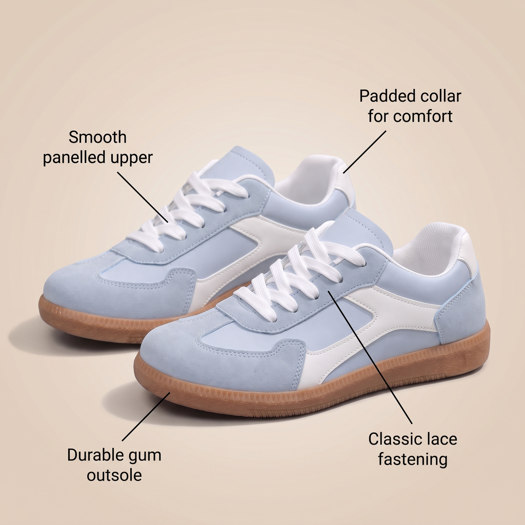 Celesse Retro Lace-Up Sneakers - View 6