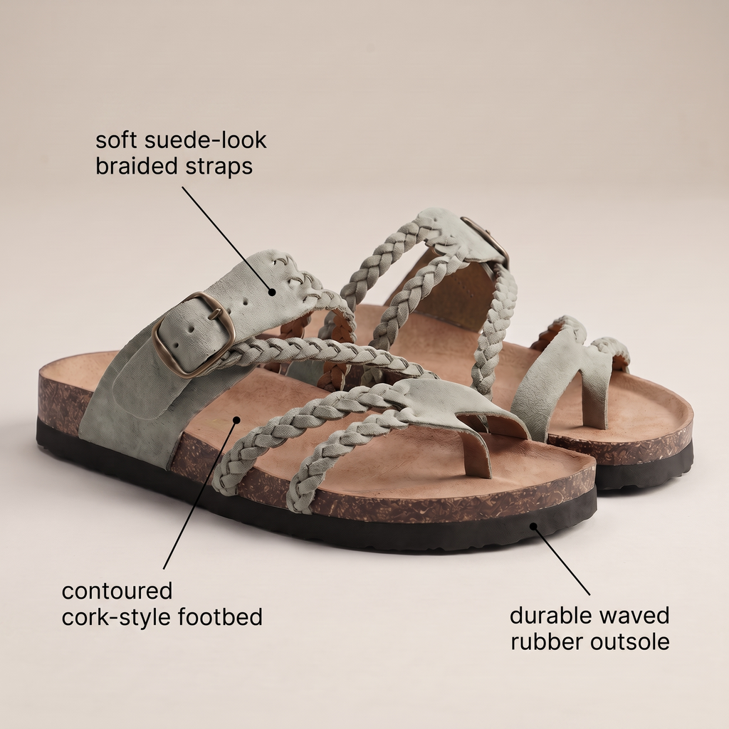 Marlborough Braided-Strap Sandals - View 7