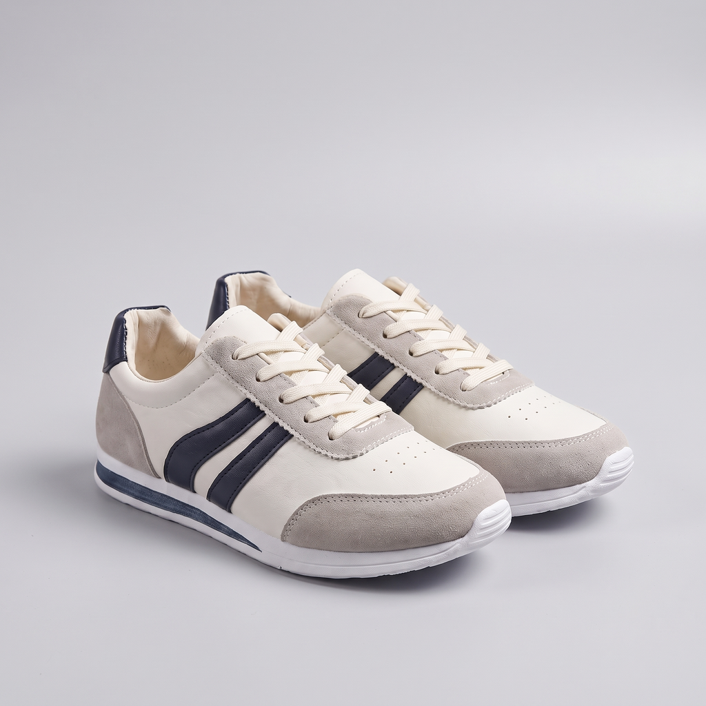 Luna Panelled Lace-Up Sneakers - View 2