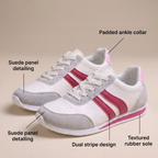 Luna Panelled Lace-Up Sneakers - View 7