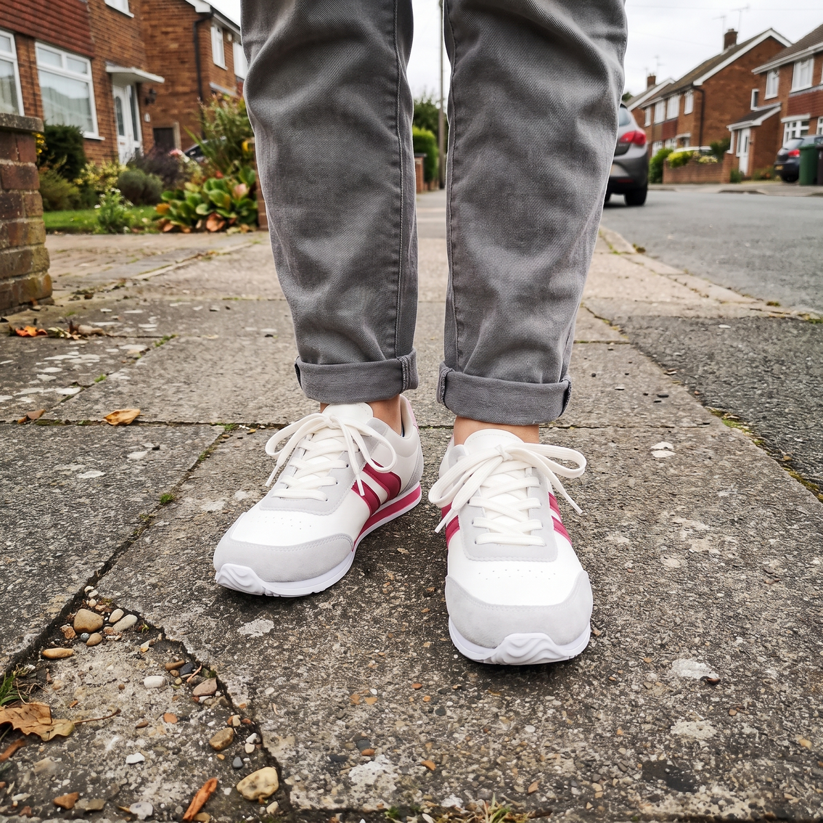 Luna Panelled Lace-Up Sneakers - View 5