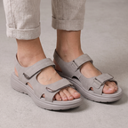 Lydia Double-Strap Sandals