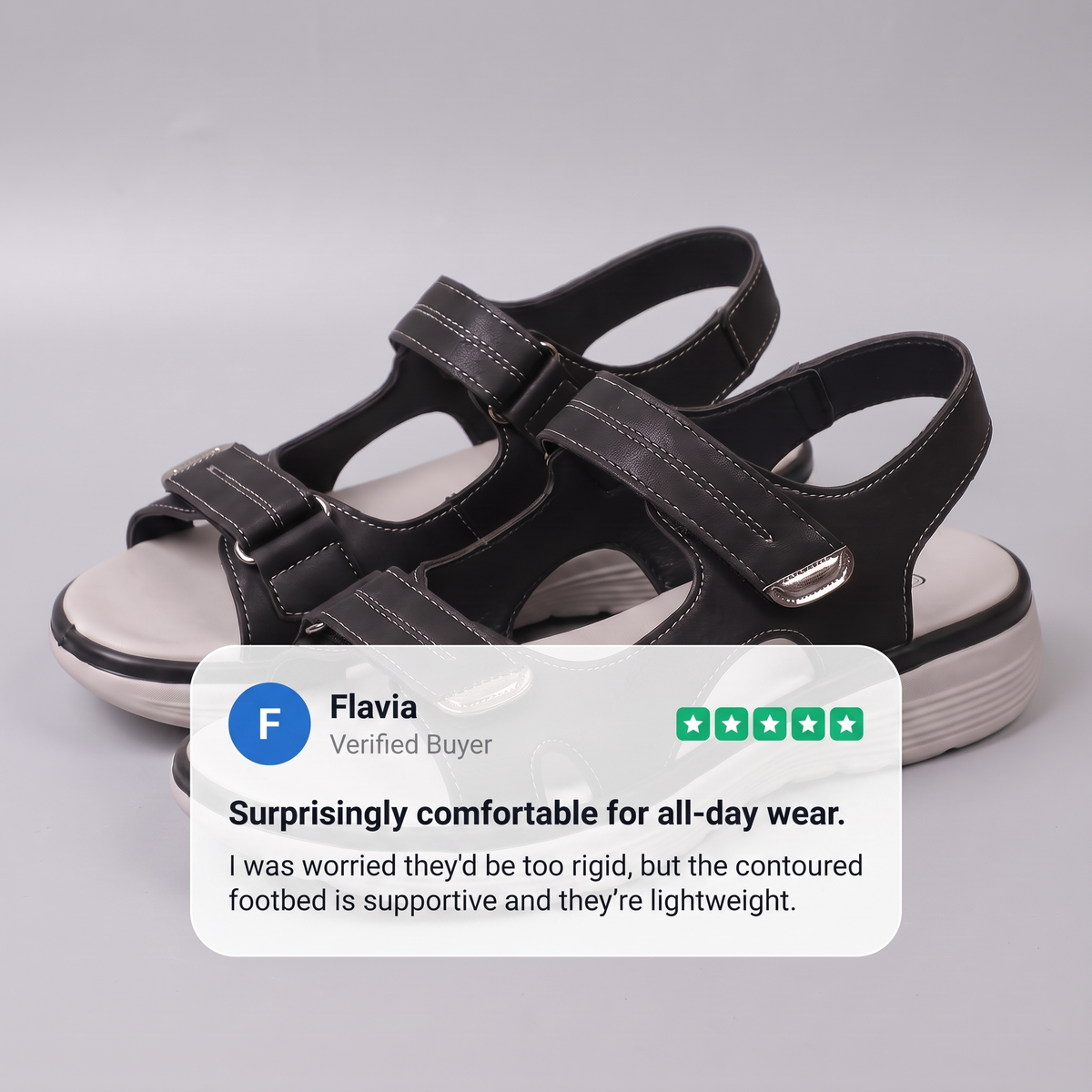 Lydia Double-Strap Sandals - View 10