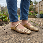 Kirkstone Woven Mary Jane Mules - View 6