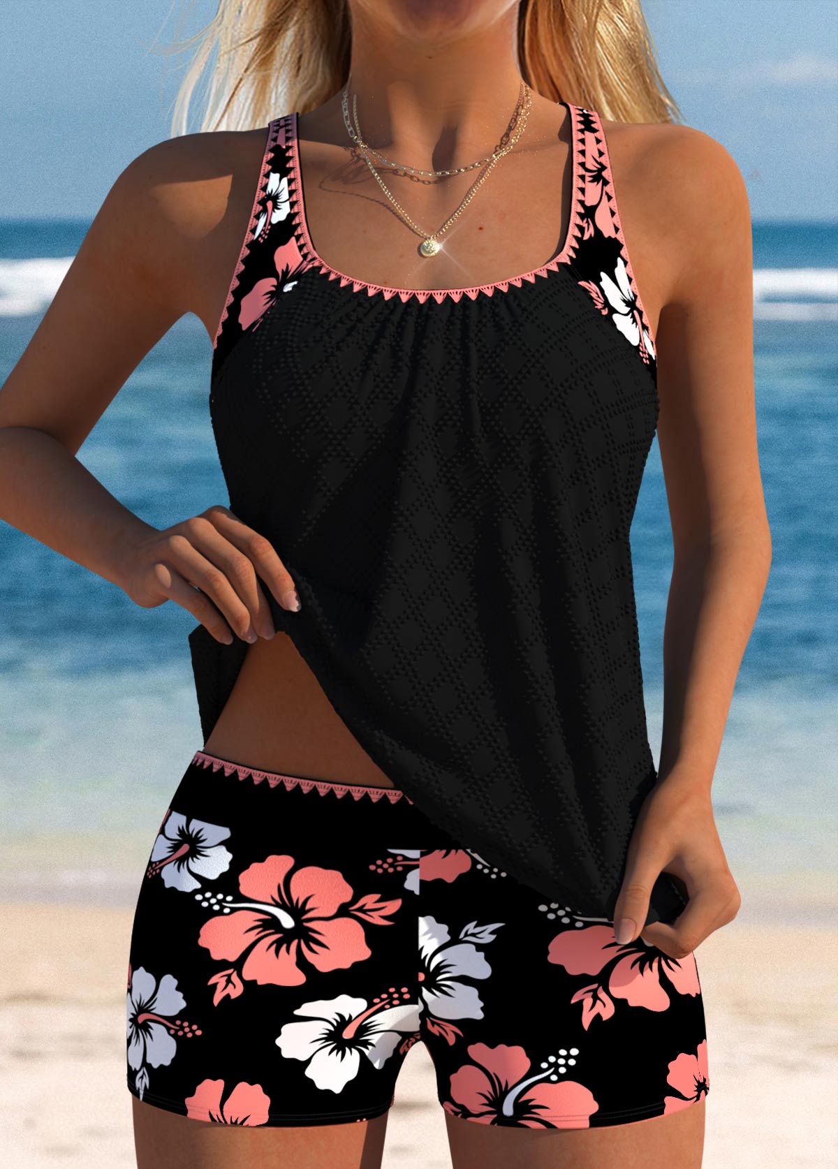 Audrey | Women's Floral Tankini Swimsuit