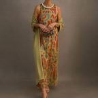 Aura Long Dress with Matching Vest