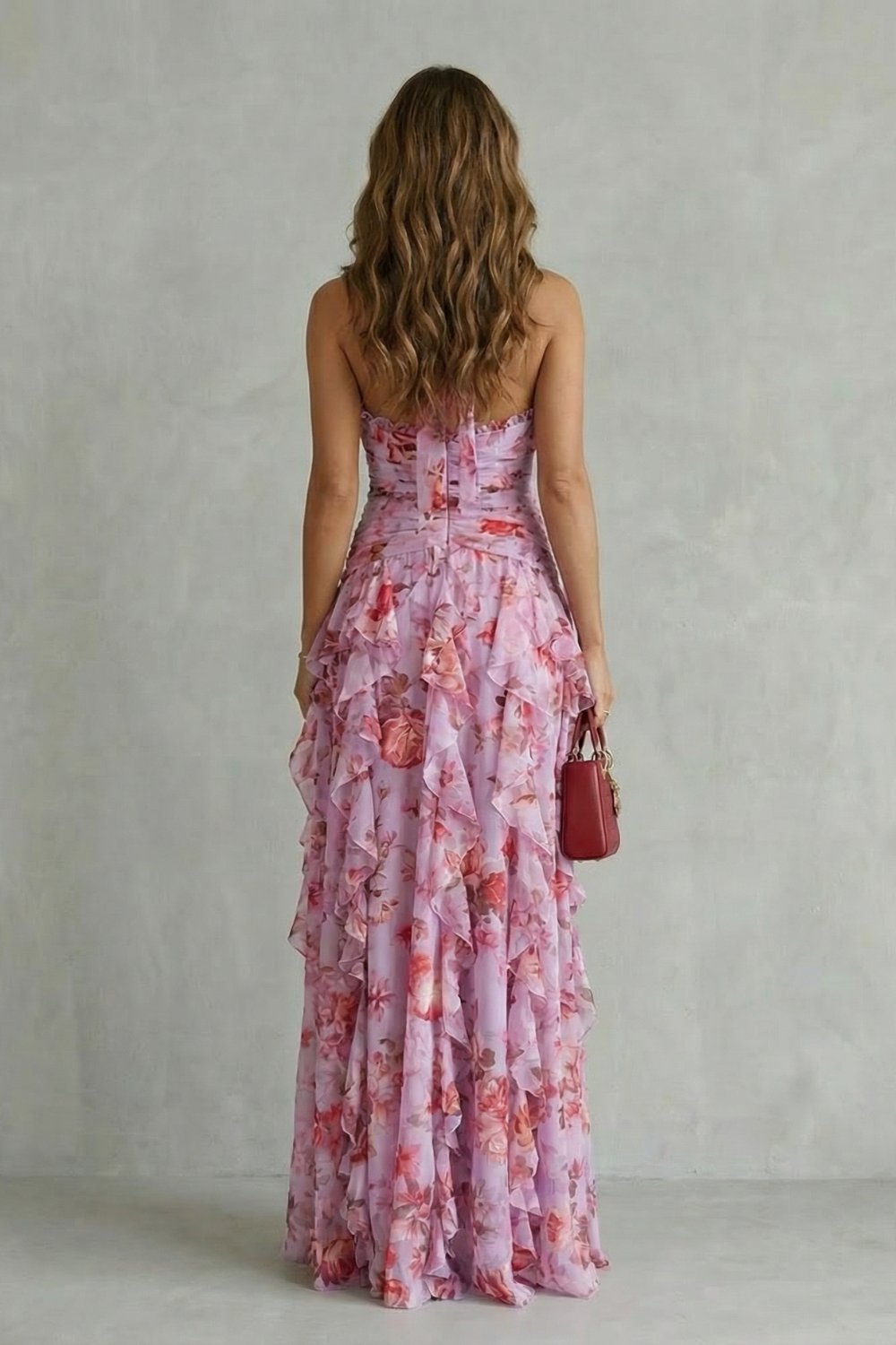 Belladina Floral Tiered Maxi Dress