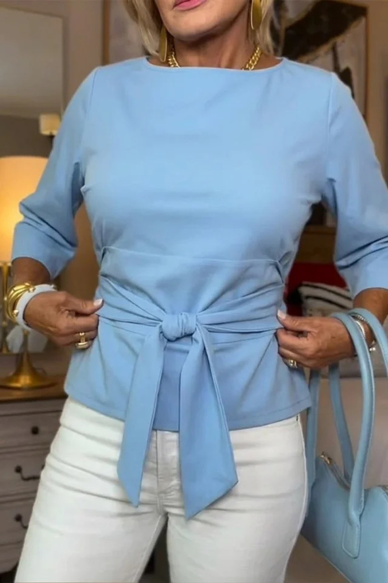 Daria | Stylish Tie-Belt Top