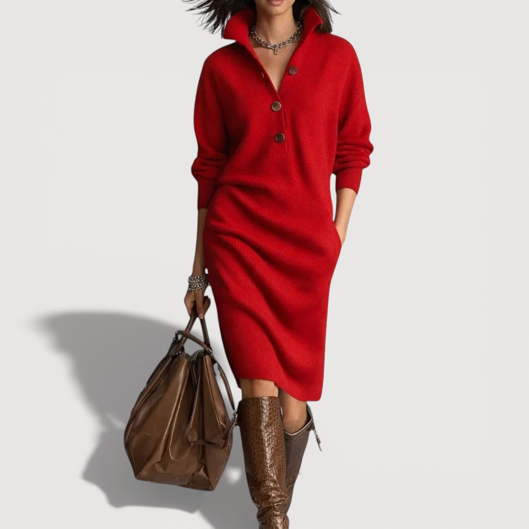 ALESSIA – Cozy Knit Dress