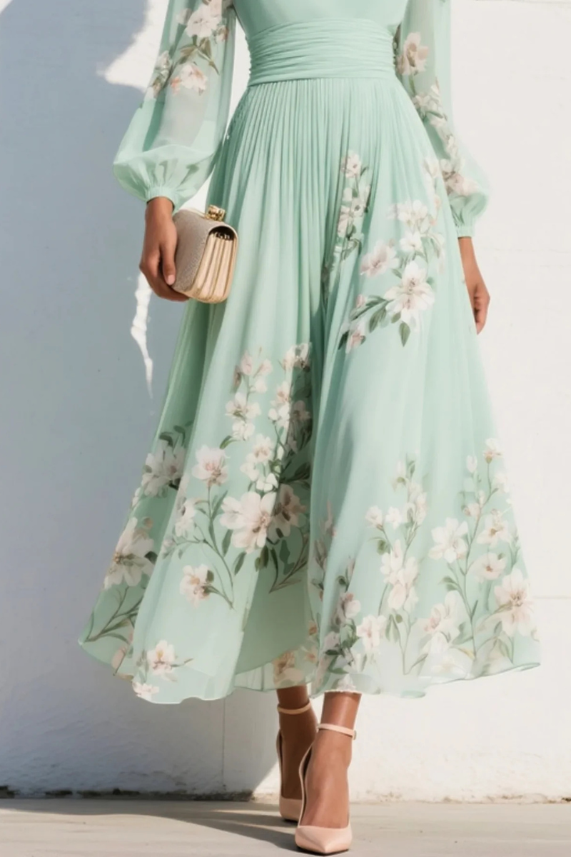 Charlotte - Stylish Flowing Midi Dress