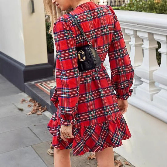 EMILY™ | Plaid Mini Dress 2