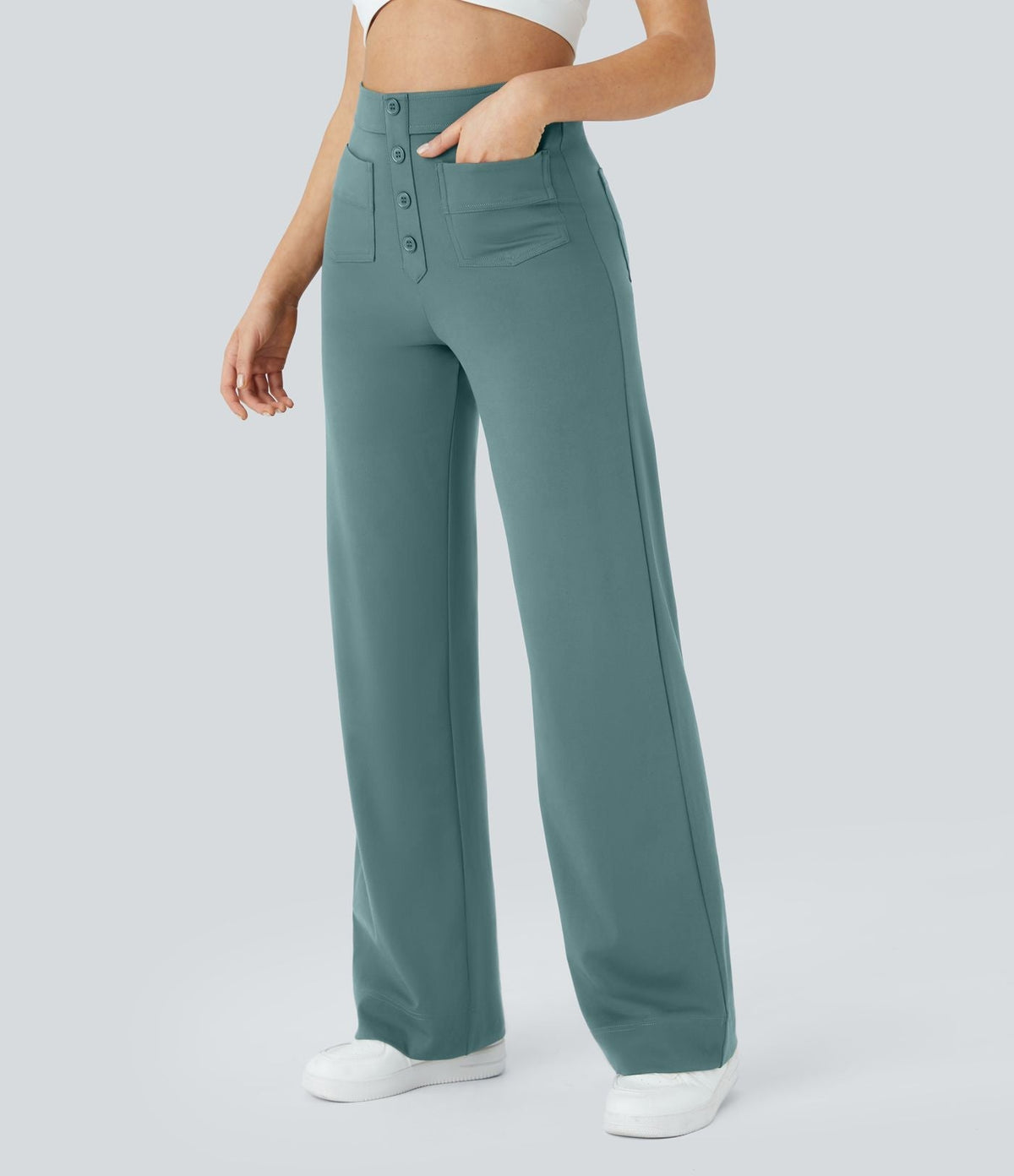 Relaxed Stretch Pants - View 11